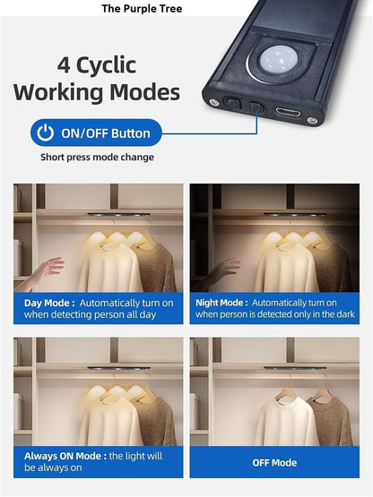 A modern LED downlight with three color variations, designed to add a dynamic touch to interior lighting schemes.
