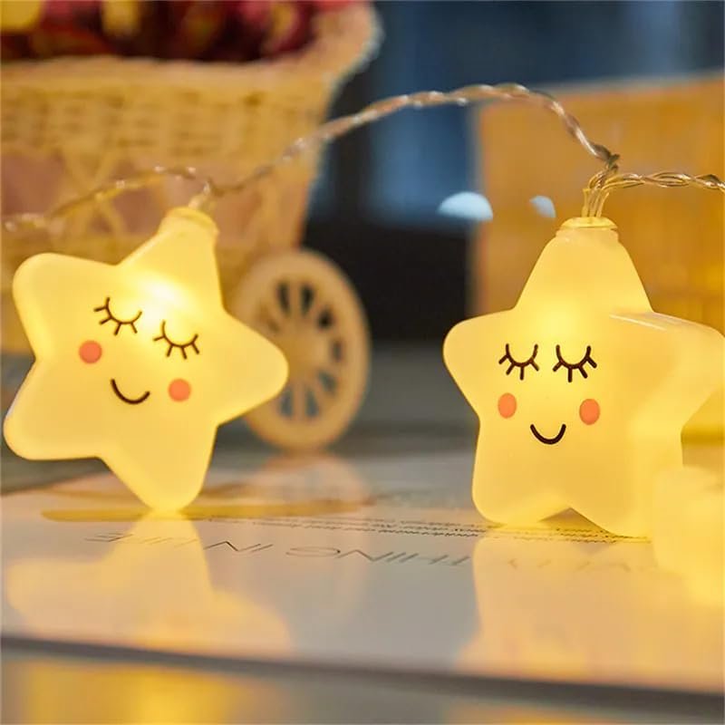 Smiling Star 14 LED String Light