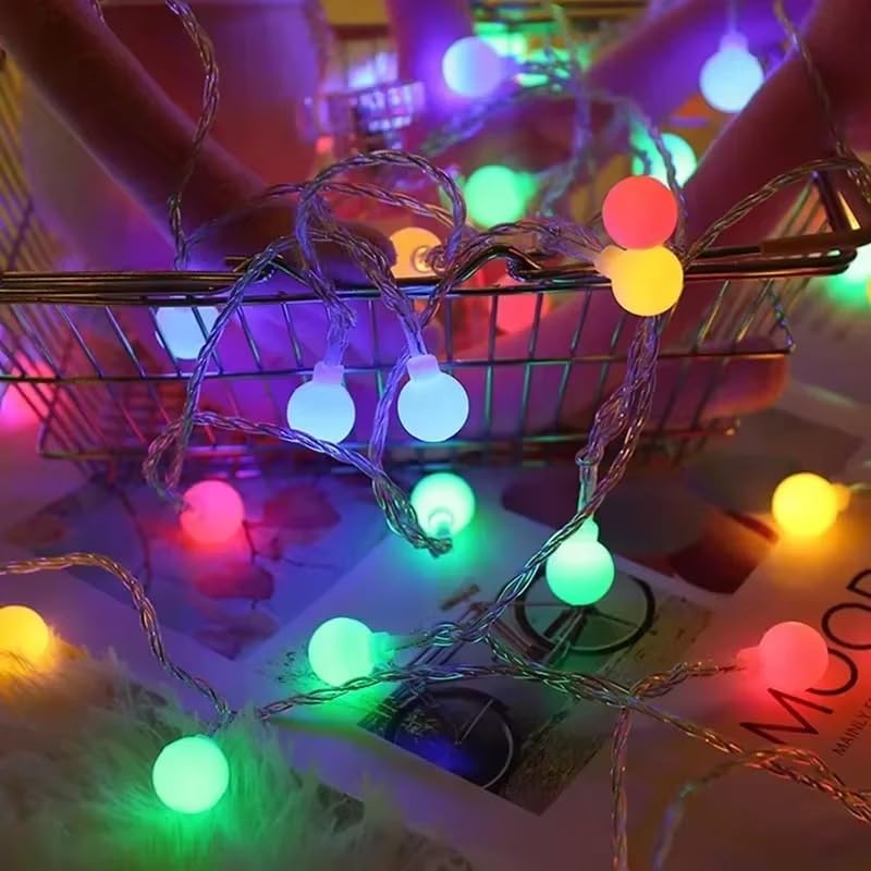 Led Snowball Multicolor Snow Ball LED String Lights – The Purple Tree