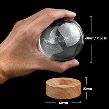 3D Moon Crystal Ball Night Lamp