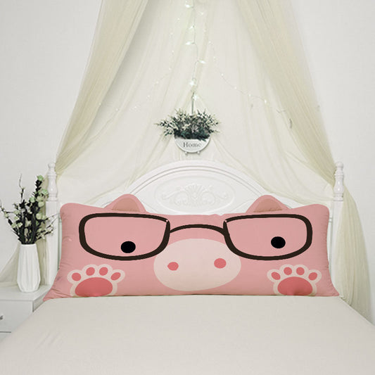 Piggy Long Bed Pillow For Kids Room