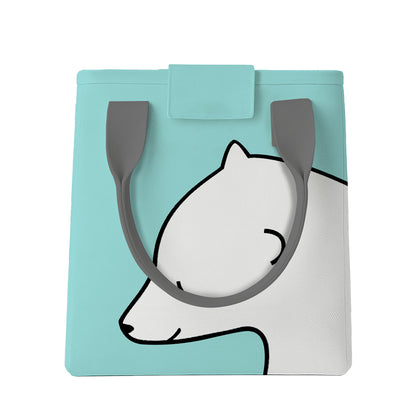 Cute Polar Bear Print Lunch Bag