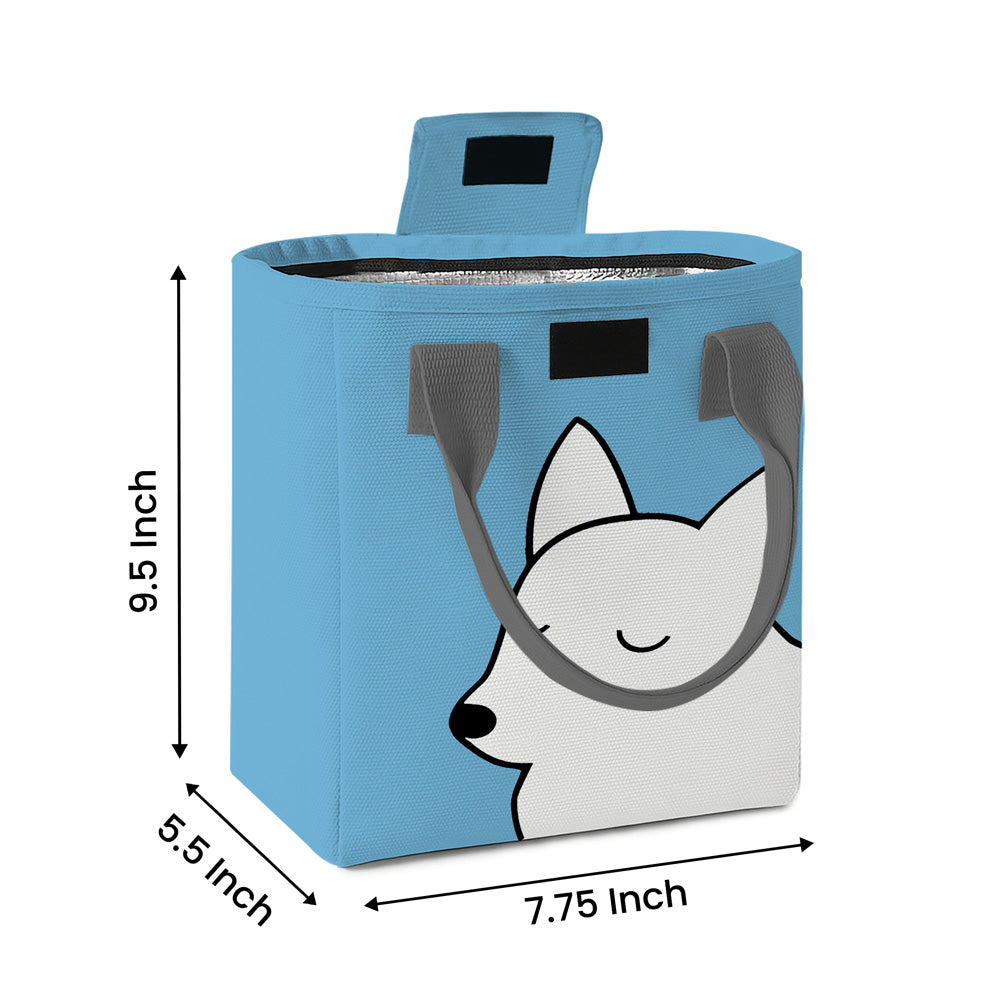 Cute Dog Print Lunch Bag