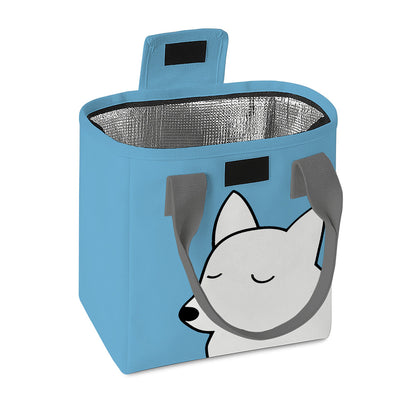 Cute Dog Print Lunch Bag