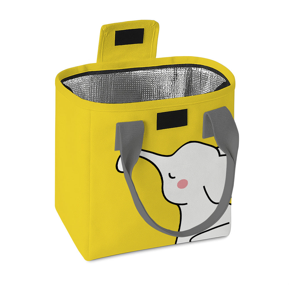 Cute Elephant Print Lunch Bag