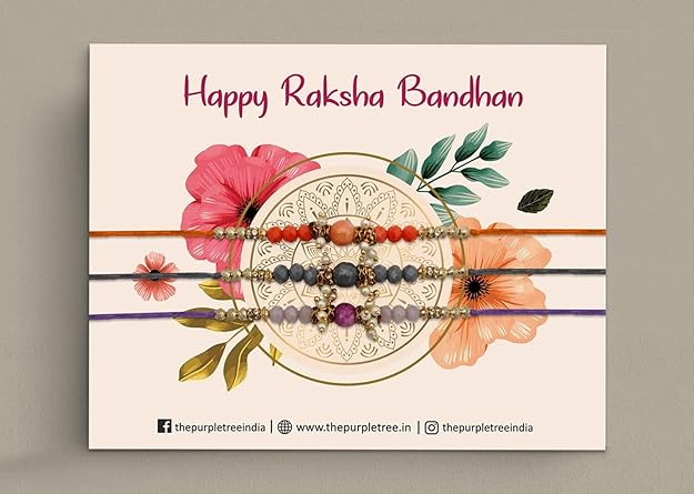 Pearl and Glass Beads Dora Rakhi