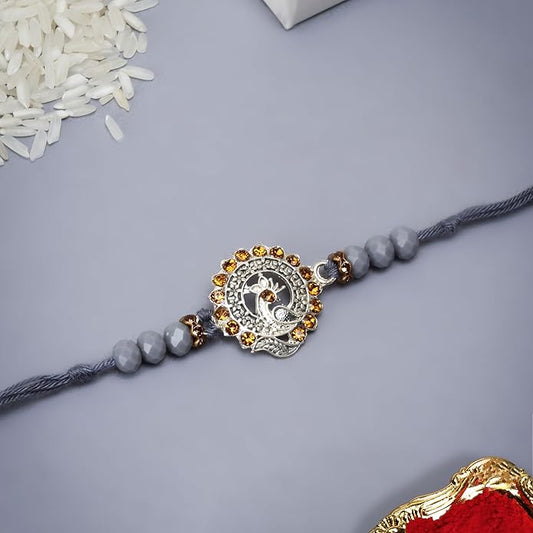 Designer Kundan Rakhi
