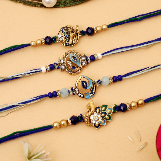 Blue Peacock Rakhis