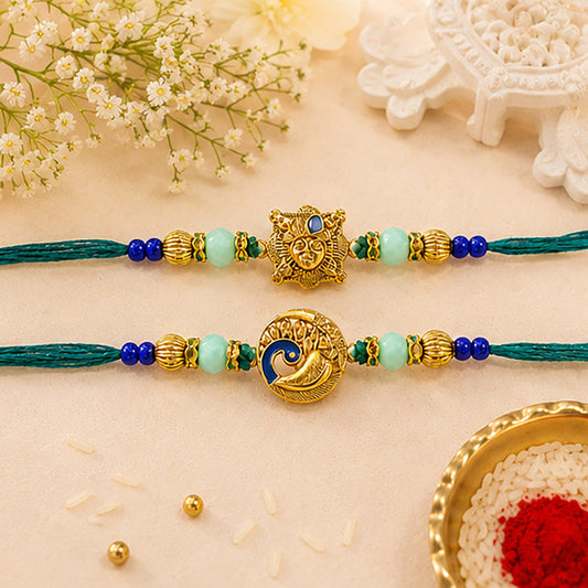 Divine Krishna & Peacock Rakhi