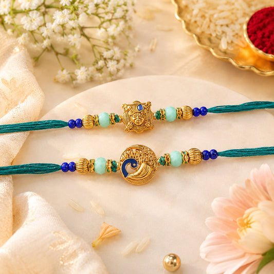 Divine Krishna & Peacock Rakhi