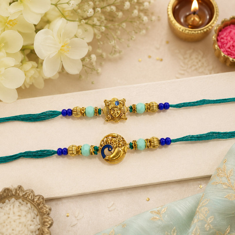 Divine Krishna & Peacock Rakhi