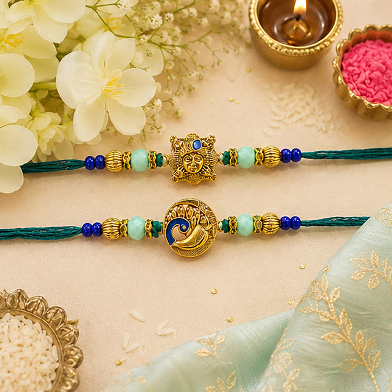 Divine Krishna & Peacock Rakhi