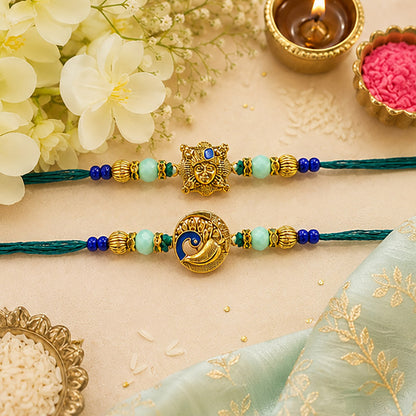 Divine Krishna & Peacock Rakhi