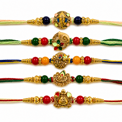 Premium Divine Rakhi Set of 5