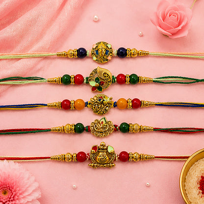 Premium Divine Rakhi Set of 5