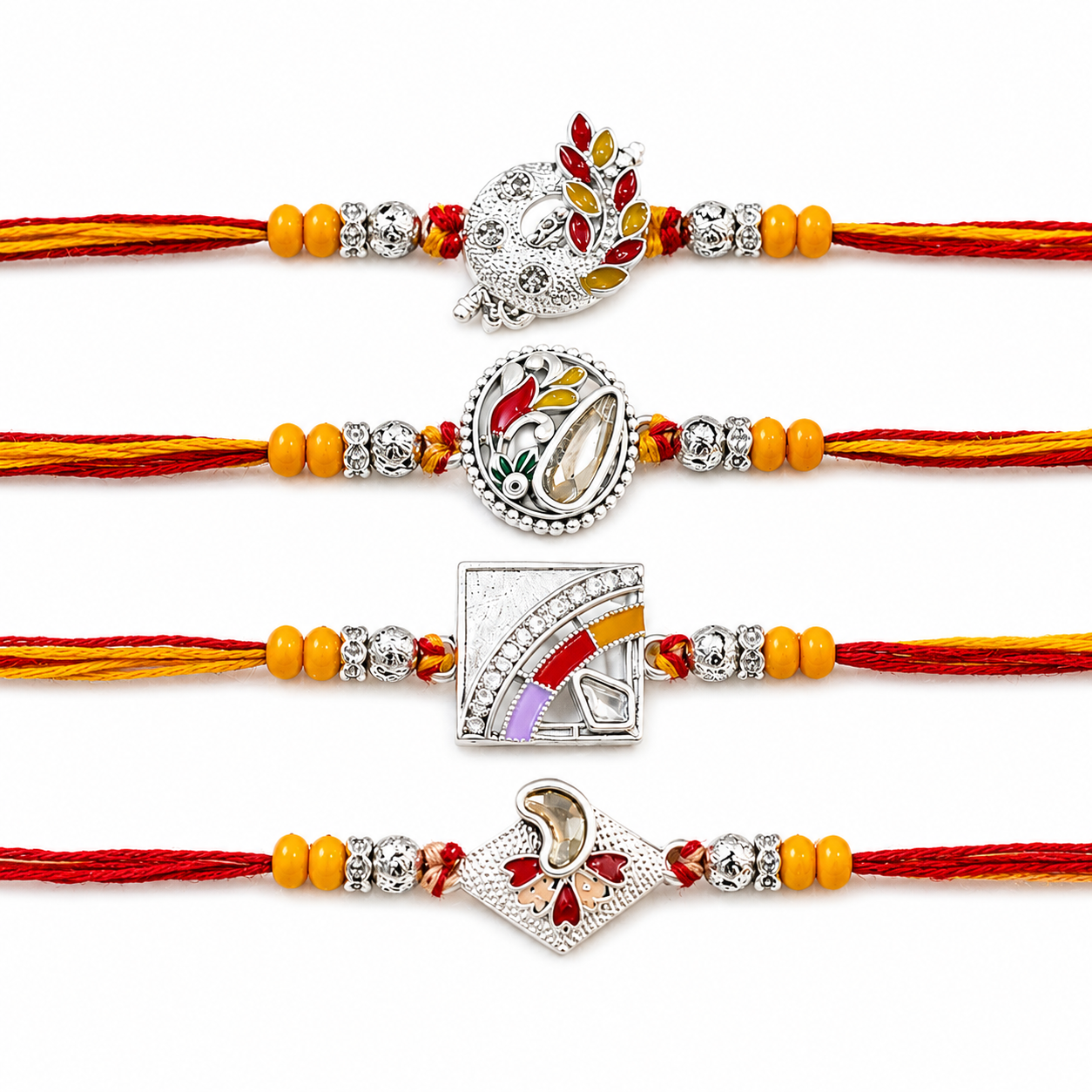 Premium Designer Kundan Studded Rakhis