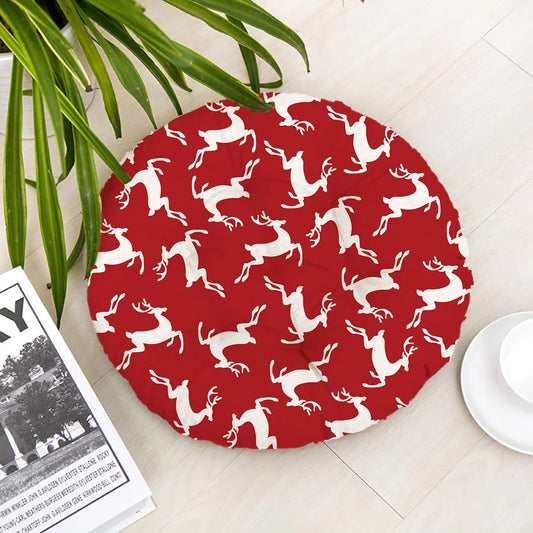 Reindeer Print Chair Cushion Chair Pad