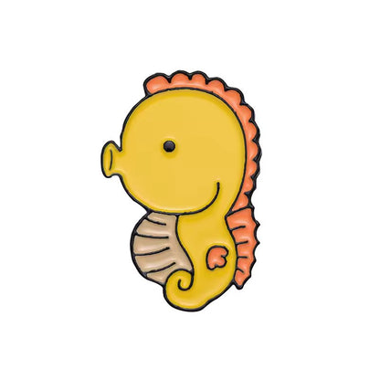 Chubby Seahorse Enamel Pin