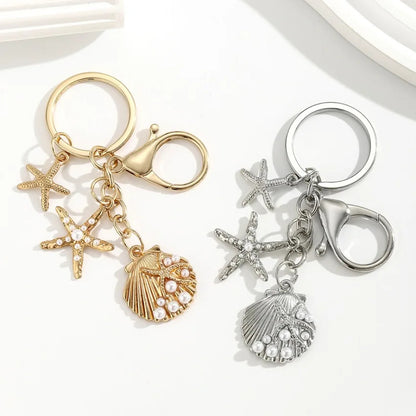 Pearls of Ocean Bag Charm Keychain