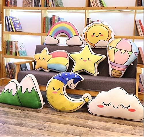 Snowy Mountains Cuddle Cushion For Kids