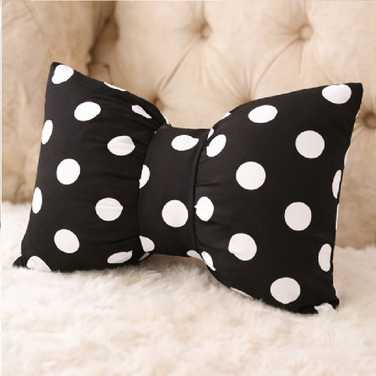 Bow Cushion (Pack of 1, 14x16 inch, Satin)