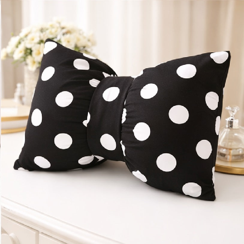 Bow Cushion (Pack of 1, 14x16 inch, Satin)