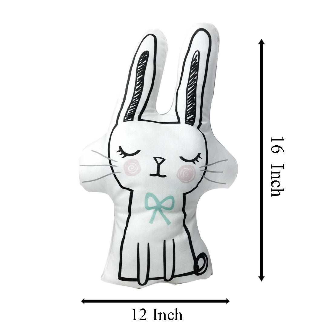 A cute stuffed animal wearing a bow on its head, perfect for cuddling and gifting.