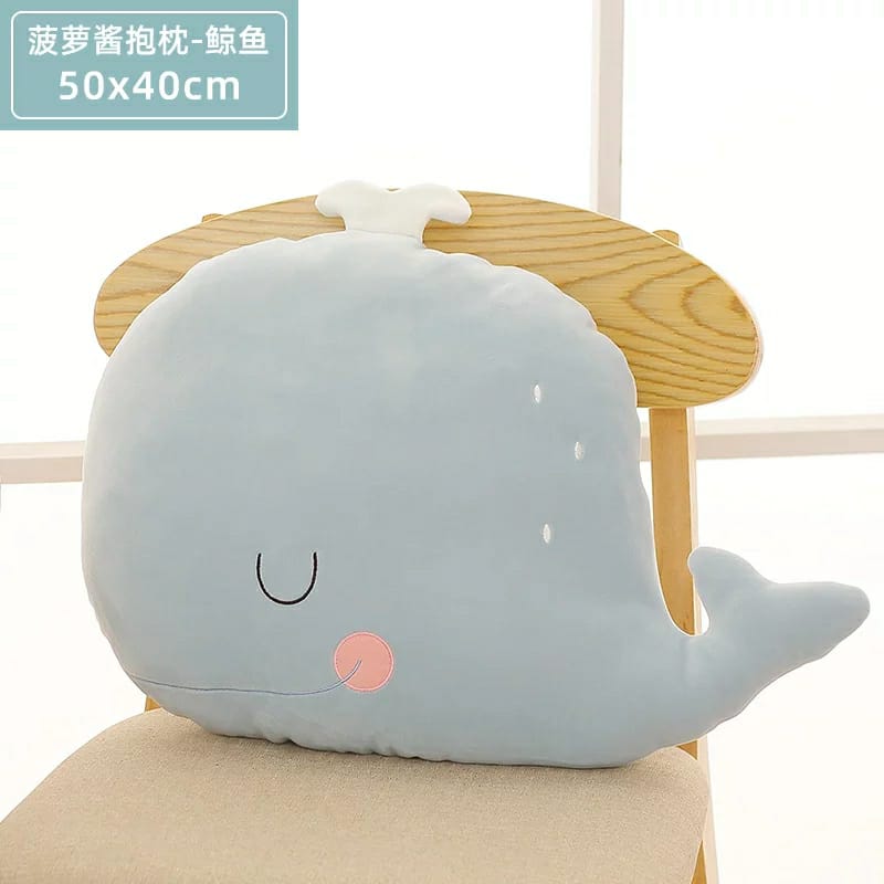 Adorable plush toys featuring cute cartoon animals, ideal for children to snuggle with.