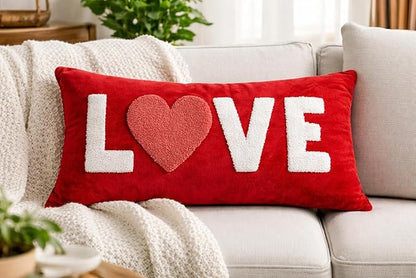 Tufted Love Velvet Cushion