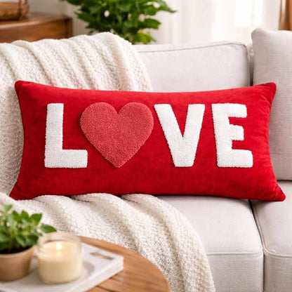 Tufted Love Velvet Cushion