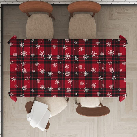 Christmas Table Cover Cloth for 6 Seater Table