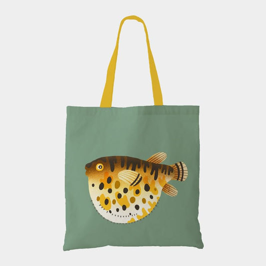 Plump Pufferfish Tote Bag