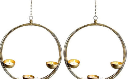 Round Nest Metal Tealight Holder