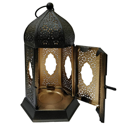Brass Moroccan Lantern Lamp Tealight Candle Holder