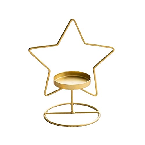 hiny gold star candles 