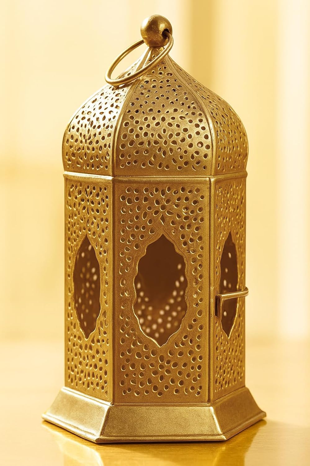 Brass Moroccan Lantern Lamp Tealight Candle Holder