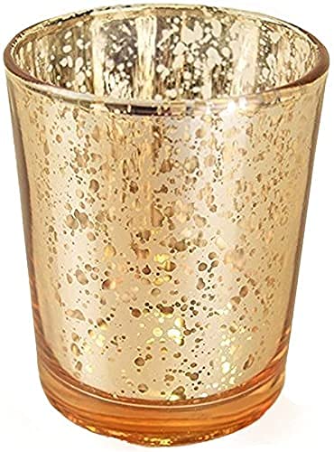  Luxurious gold tea light candle holder, great for adding a hint of glamour to your space.