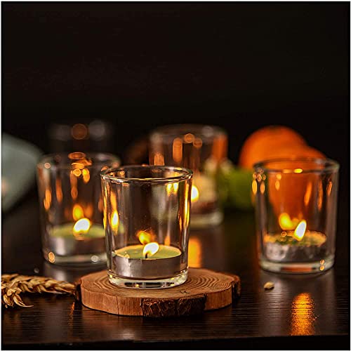 Clear Glass Votive Tealight Candle Holders