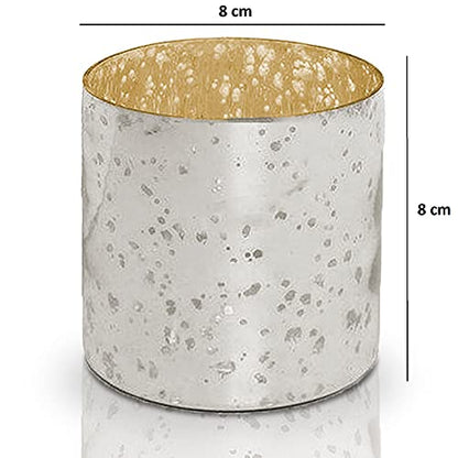 Silver Mercury Votive Tealight Candle Holders