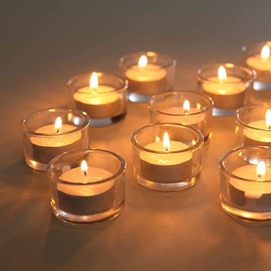 Clear Glass Tealight Holder