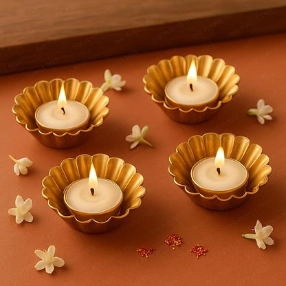 Lumina Gold Tealight Candle Holders