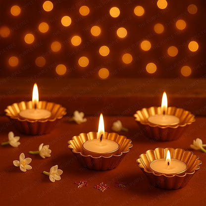 Lumina Gold Tealight Candle Holders