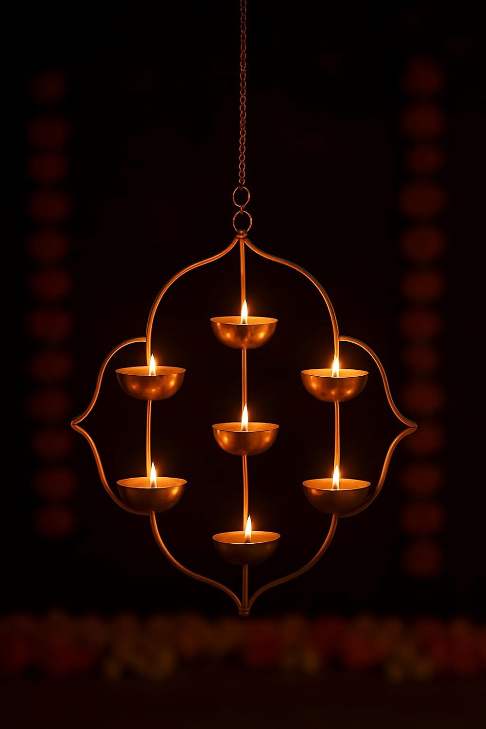 Noor Hanging Metal Tealight Holder