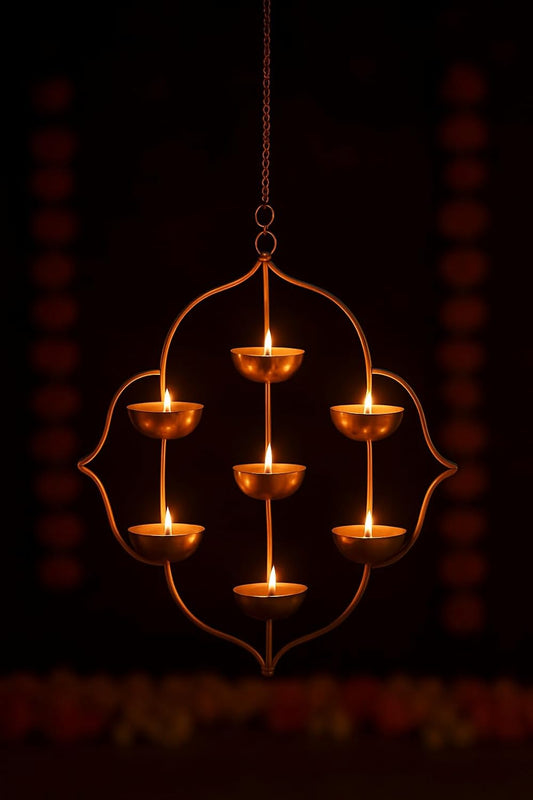 Noor Hanging Metal Tealight Holder