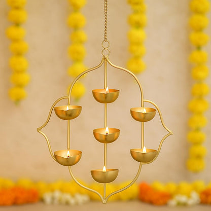 Noor Hanging Metal Tealight Holder