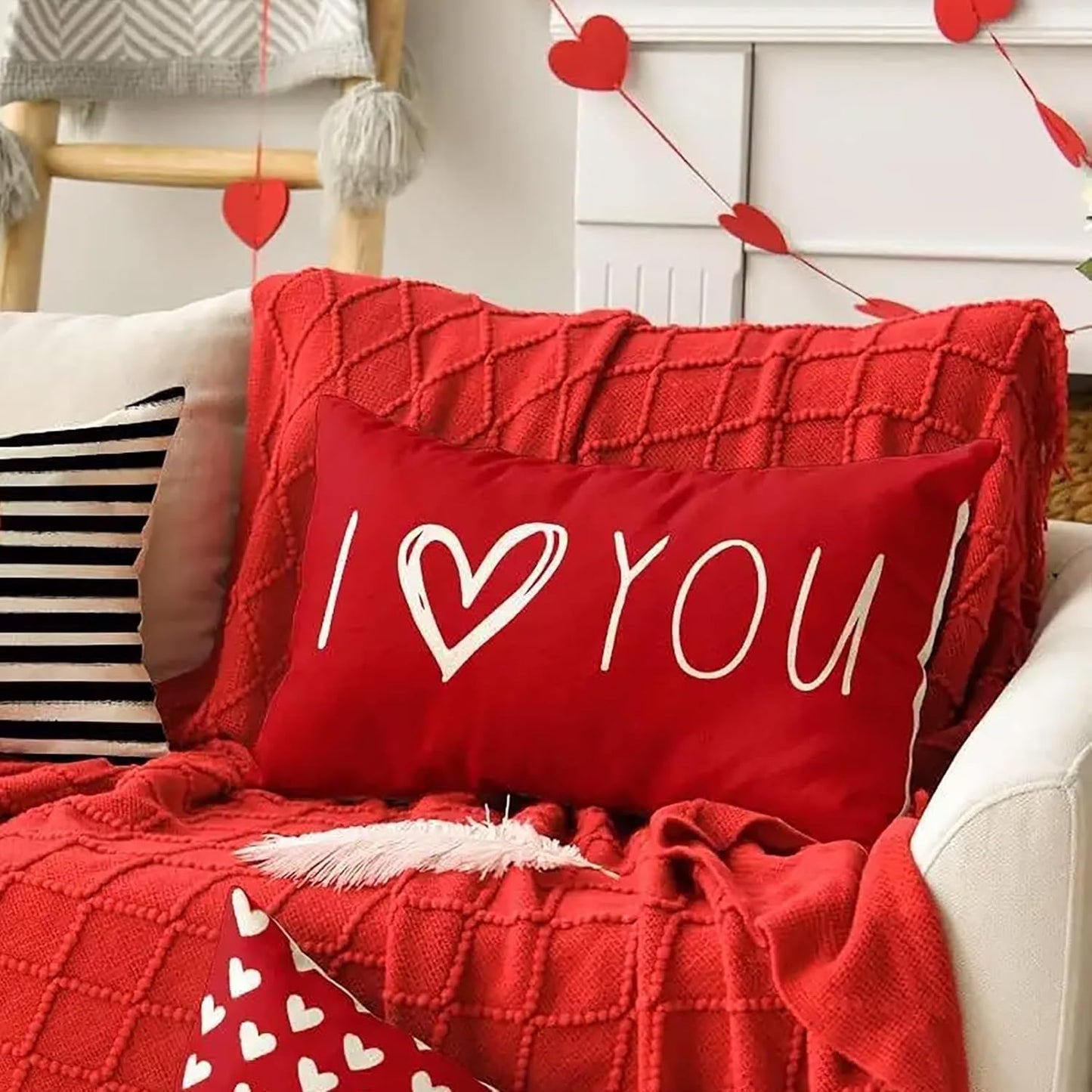 I Love You Cushion Pillow for Valentine's Day