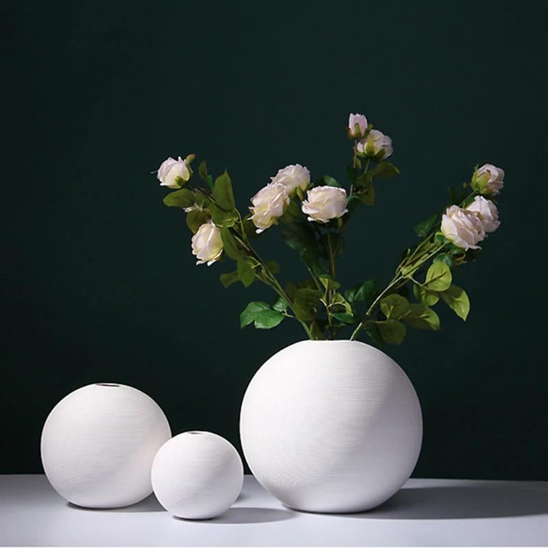 Round Bubble Ceramic Vase