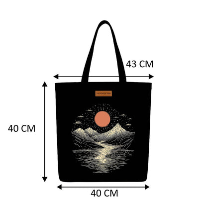 Sunrise Wide Tote Bag