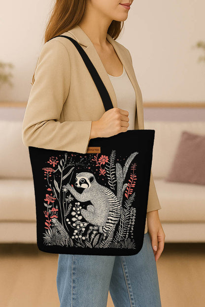 Sloth in the Wild Wide Tote Bags
