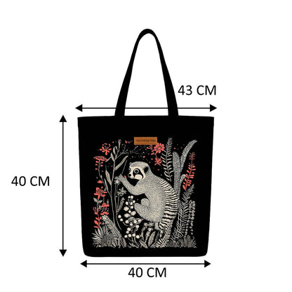 Sloth in the Wild Wide Tote Bags